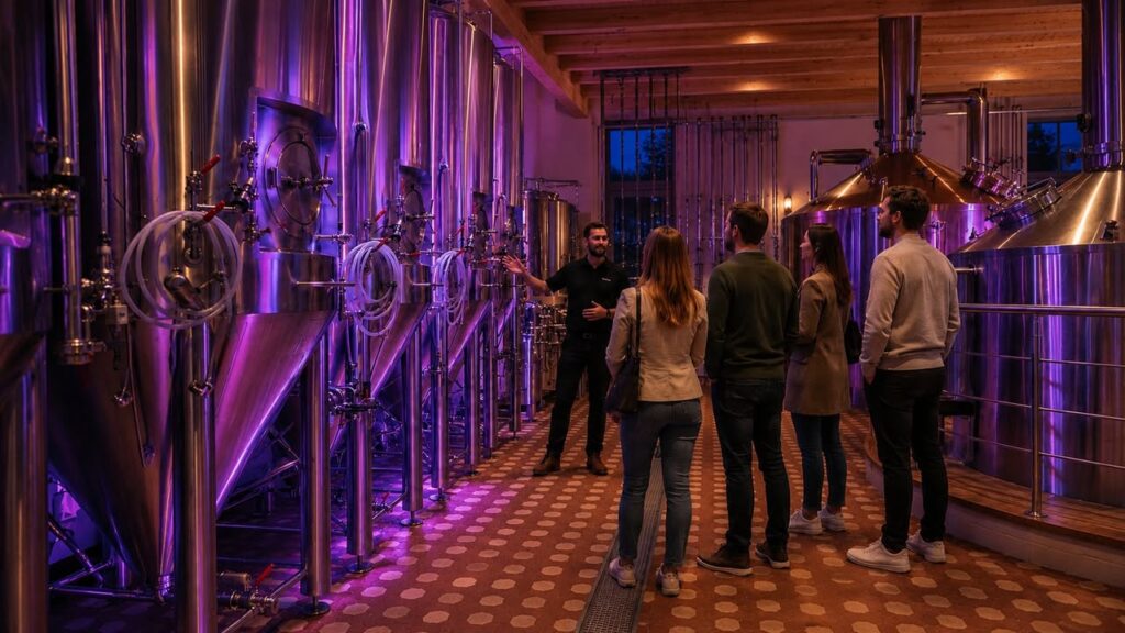 🍺 NACHTS IM SUDHAUS … 🌙 Wenn im Brauhaus langsam Ruhe einkehrt, geht’s bei uns im …
