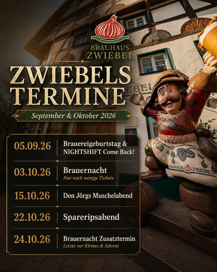 Bei uns ist ordentlich was los – also Kalender raus und Termine sichern!
